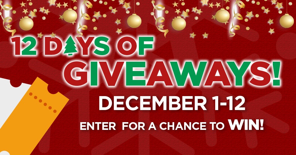 12 Days of Giveaways