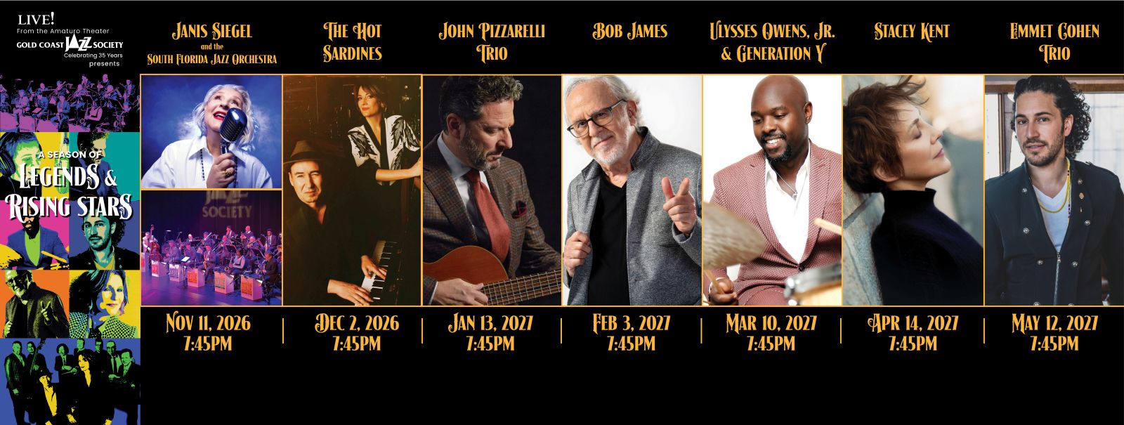 More Info - GOLD COAST JAZZ SOCIETY – A SEASON OF LEGENDS AND RISING STARS